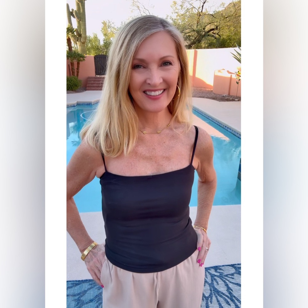 NWT BLUE CAMISOLE-S - Picture 9 of 12
